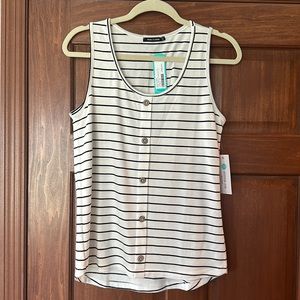 Pink Clover Evalynn Button Detail Knit Top